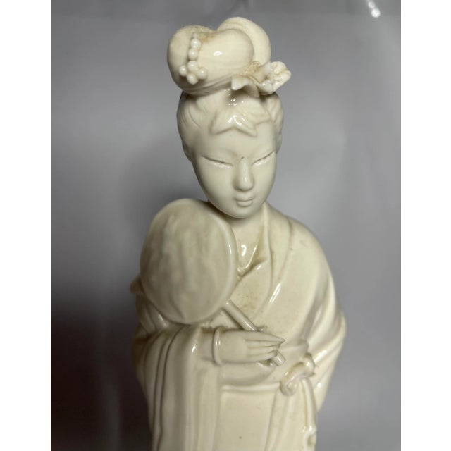 Ivory 19th Century Blanc De Chine Figurine For Sale - Image 8 of 8
