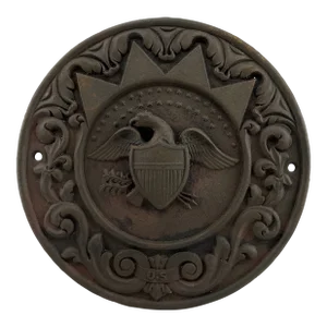 Antique Plaque From Army Building