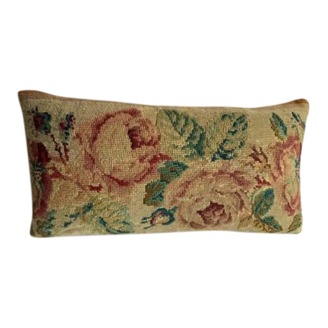 1854 English Needlework Pillow For Sale