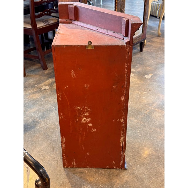 Mid 18th Century George II Mahogany Hanging Corner Cupboard For Sale - Image 11 of 13