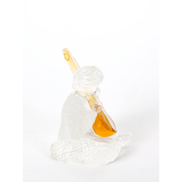 French 20th Century Saint-Louis French Crystal Lyre Sculpture For Sale - Image 3 of 9