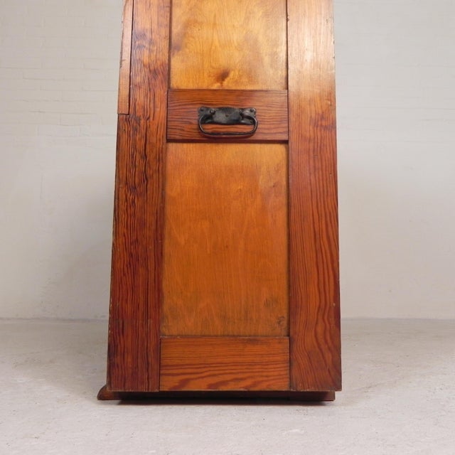 Pine School Chart Cabinet, 1930s For Sale - Image 13 of 18