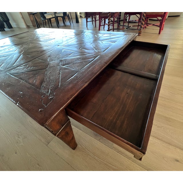 2000 - 2009 Theodore Alexander Castle Bromwich Reclaimed Wood Coffee Table For Sale - Image 5 of 16