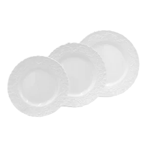 Ralph Lauren Wedgwood England Claire White Service for 10 Dinnerware - 30 Piece Set