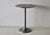 Italian Tulip-style ribbed aluminum circular side table. Classic design and perfect size for a plant or drink. In good...