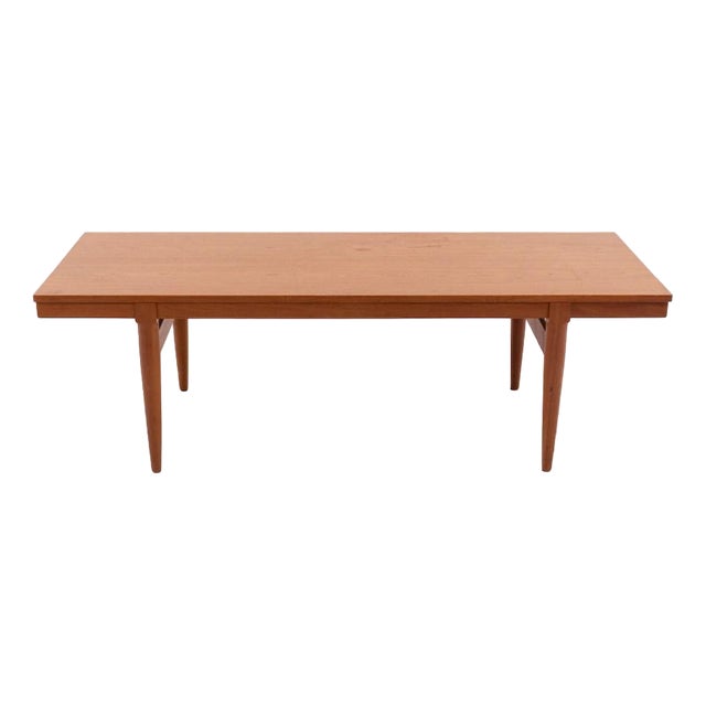 Danish Modern Teak Coffee Table, 1960s For Sale