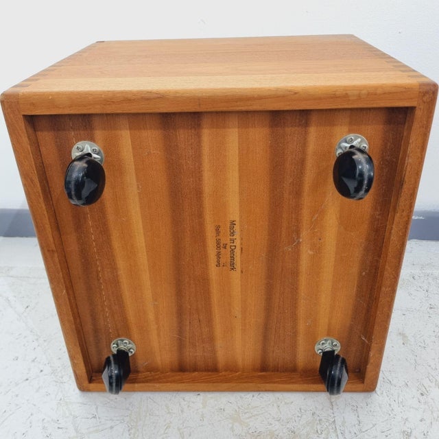 Danish Teak Side Table and Storage Box from Salin Mobler, 1960s For Sale - Image 11 of 18