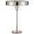 Carlo Table Lamp in Polished Nickel Designer: Thomas O'Brien Height: 21" Shade Detail: 3" x 15.5" Base: 6.75" Round...