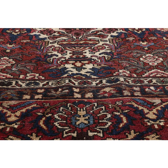 Early 20th Century Antique Persian Bakhtiari Rug, 07'09 X 12'05 For Sale - Image 5 of 10