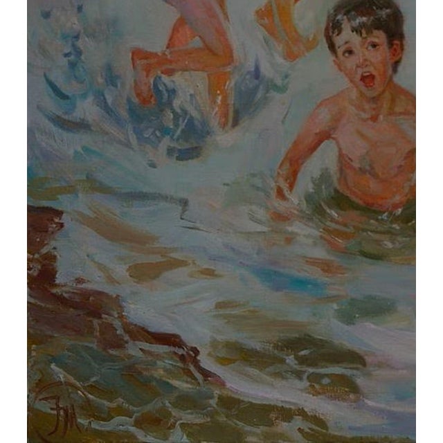 2010s Soviet Children Portraits of Children Oil Painting Original Ukrainian Artist Polyakova M. 90-80 11 For Sale - Image 5 of 6