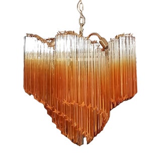 Vintage Murano Glass Chandelier, 1980 For Sale