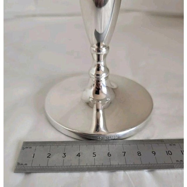 Sterling Silver Candelabra from Barker Ellis & Co., Birmingham, 1988 For Sale - Image 15 of 18