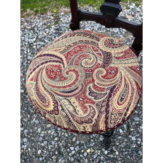 Late 19th Century Antique Late 19th Century Victorian East Lake Carved Chairs - a Pair For Sale - Image 5 of 9