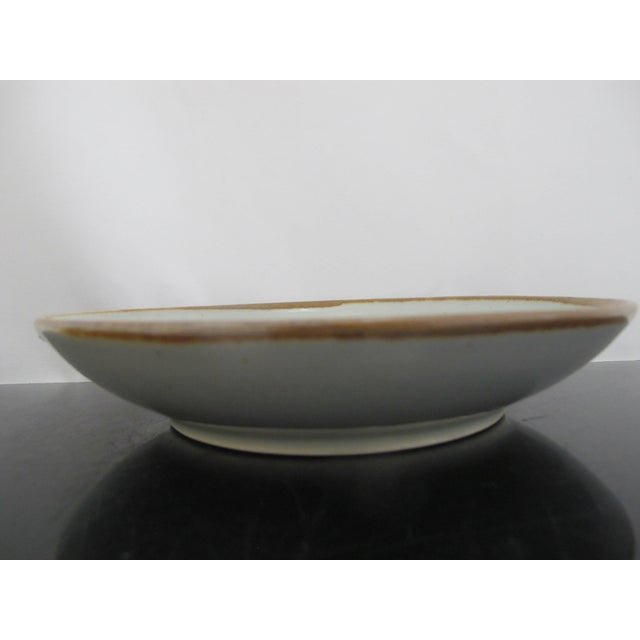 Farmhouse Ken Edwards El Palomar Blue Bird Tonala Mexico Stoneware Pottery Serving Bowl For Sale - Image 3 of 6