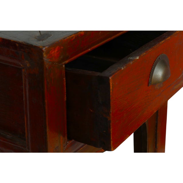 Antique Ming Style Tea Table For Sale - Image 9 of 11