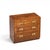 Henredon Scene One Mid Century Oak and Brass Campaign Dresser Chests of Drawers - Pair For Sale - Image 10 of 12