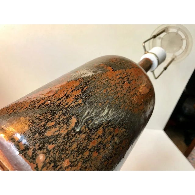 Mid-Century Modern Danish Modern Stoneware Table Lamp from Conny Walther, 1970s For Sale - Image 3 of 17