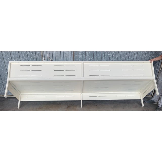 New Large Iron Hall Bench for Outdoor and Indoor with Epoxy Finished For Sale In Miami - Image 6 of 18