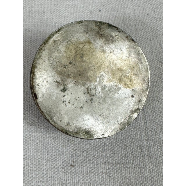 Metal Vintage Filigree Metal Box For Sale - Image 7 of 7