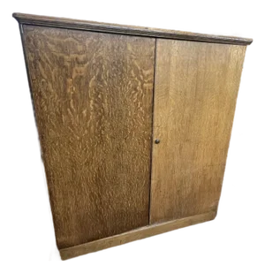Early 1900's Tiger Oak Pigeon Hole Cabinet Pantry