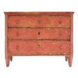 Antique Painted Italian Chest, Circa 1910 For Sale