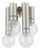 6-Light Chandelier in Metal and Glass, Italy, 1970s For Sale