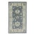 Early 21st Century Gray Floral Design Handwoven Wool Turkish Oushak Rug 3'10" X 6'2" For Sale