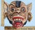 Mid 20th Century Vintage Balinese Hand-Carved & Painted Barong Monkey Wood Wall Mask For Sale - Image 5 of 11