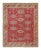 Red 1920s Antique Agra Rug in Red With Colorful Geometric Patterns, From Rug & Kilim For Sale - Image 8 of 8