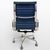 Herman Miller Eames Aluminum Group High-Back Executive Chair by Herman Miller - Blue Leather For Sale - Image 4 of 10