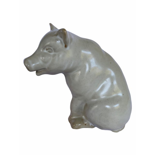 Ceramic 1970s Japanese Takakashi Ceramic Pig Salt & Pepper Shaker Set- a Pair For Sale - Image 7 of 10