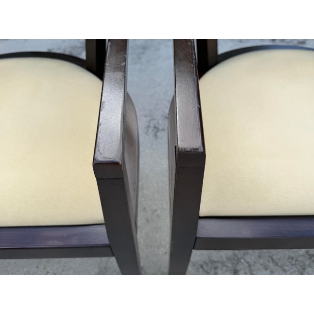Vintage Signed Knoll Studio Dining Armchairs, Set of 6 For Sale - Image 10 of 16