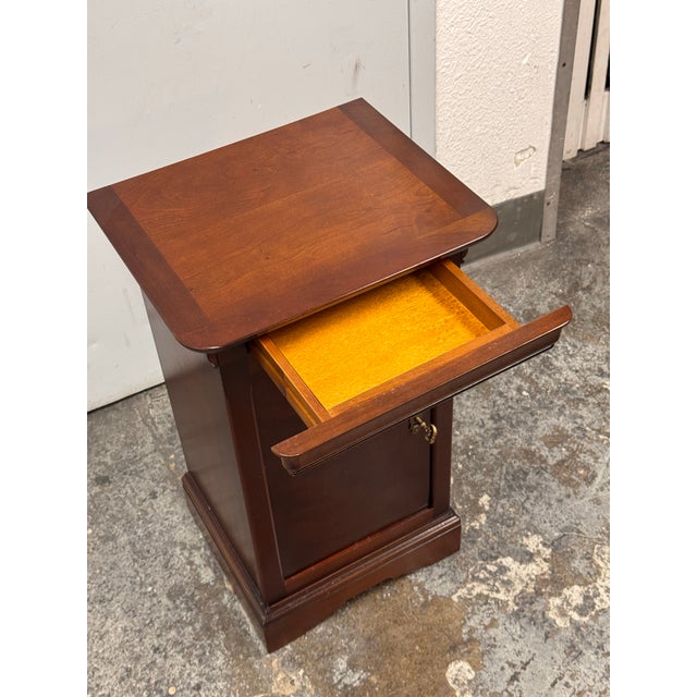 Brown Grange French Louis Philippe Bedside Cabinet For Sale - Image 8 of 12
