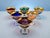 Colored Murano Glass Cups from Manifattura Di Murano, 1970s, Set of 6 For Sale - Image 9 of 9