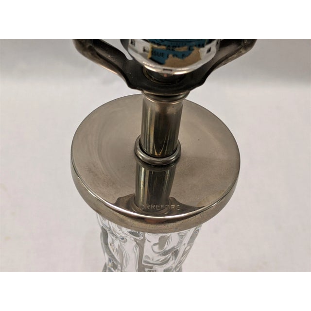 Orrefors Crystal Table Lamp - By Carl Fagerlund For Sale - Image 11 of 12