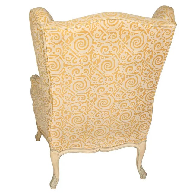 Louis XV Style French Wingback For Sale - Image 4 of 4