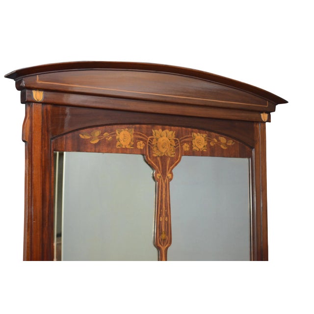 Antique Art Nouveau Cabinets, Set of 2 For Sale - Image 14 of 18