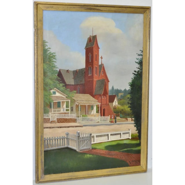 Late 19th Century Antique Oil Painting by R. Davenport C.1896 For Sale - Image 5 of 5