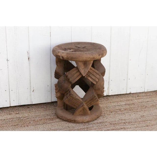 Antique Tall Spider African Stool For Sale In Los Angeles - Image 6 of 11