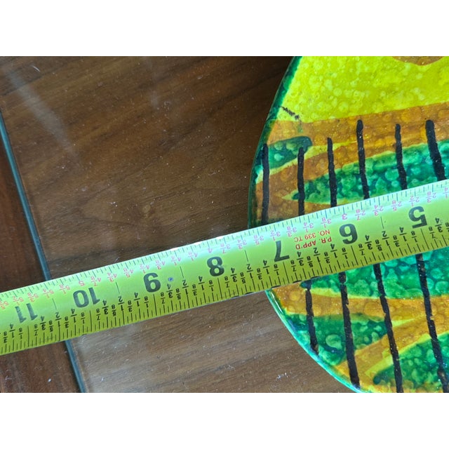 1960s Fish Ceramic Plate Attributed to Bitossi For Sale In Los Angeles - Image 6 of 8