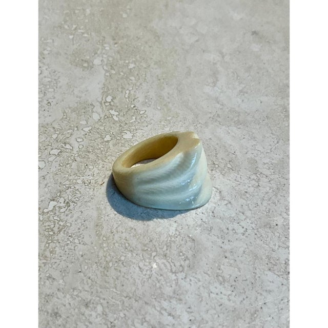 Vintage Boho Ivory Ring For Sale - Image 9 of 12