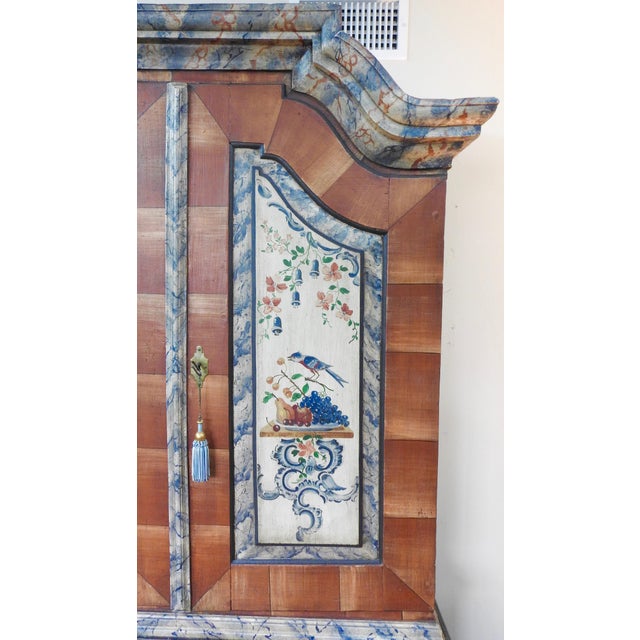 Late 18th Century Scandinavian Painted Wardrobe For Sale - Image 9 of 13