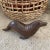 Mid-Century Modern Vintage Hand-Carved Iron Wood Sea Lion Mid-Century Modern Carving Animal Coastal For Sale - Image 3 of 8