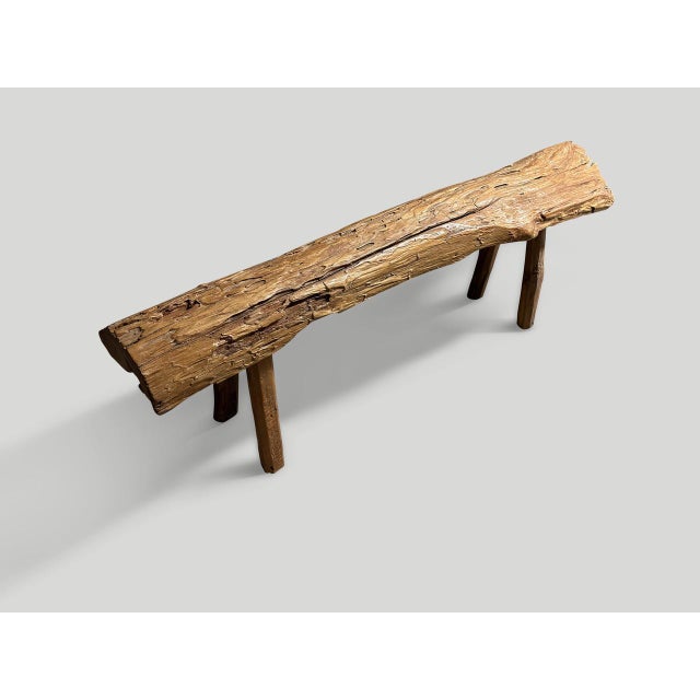 Andrianna Shamaris Wabi Sabi Bench For Sale - Image 4 of 5