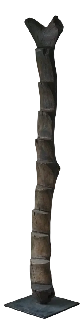 Malian Artist, African Dogon Ladder, 20th Century, Walnut