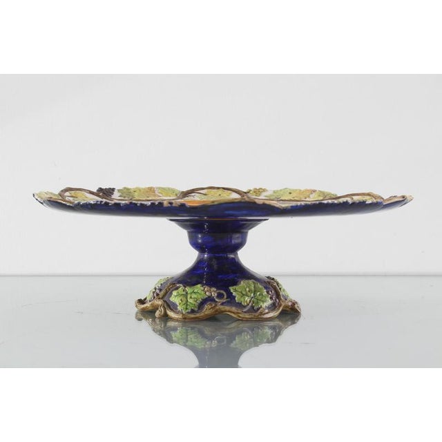Hand-Decorated Porcelain Cake Stand from Ginori, Italy, 1800s For Sale - Image 3 of 14
