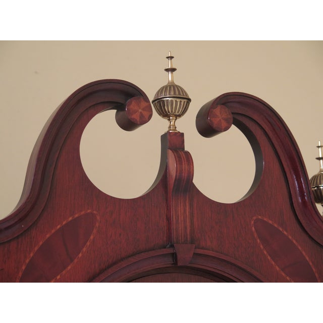 Sligh Henry Ford Museum Federal Inlaid Mahogany Grandfather Clock Age: Approx: 25 Years Old Details: High Quality...