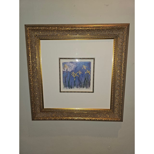 Monet Early 19th Century Monet Lithograph in Gold Frame For Sale - Image 4 of 11