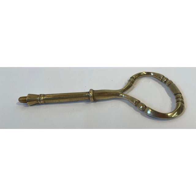 Nice tall vintage brass lamp finial