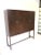 Baker Styled Burl Wood 2 Pc. Mid Century Cabinet / Server For Sale - Image 13 of 13